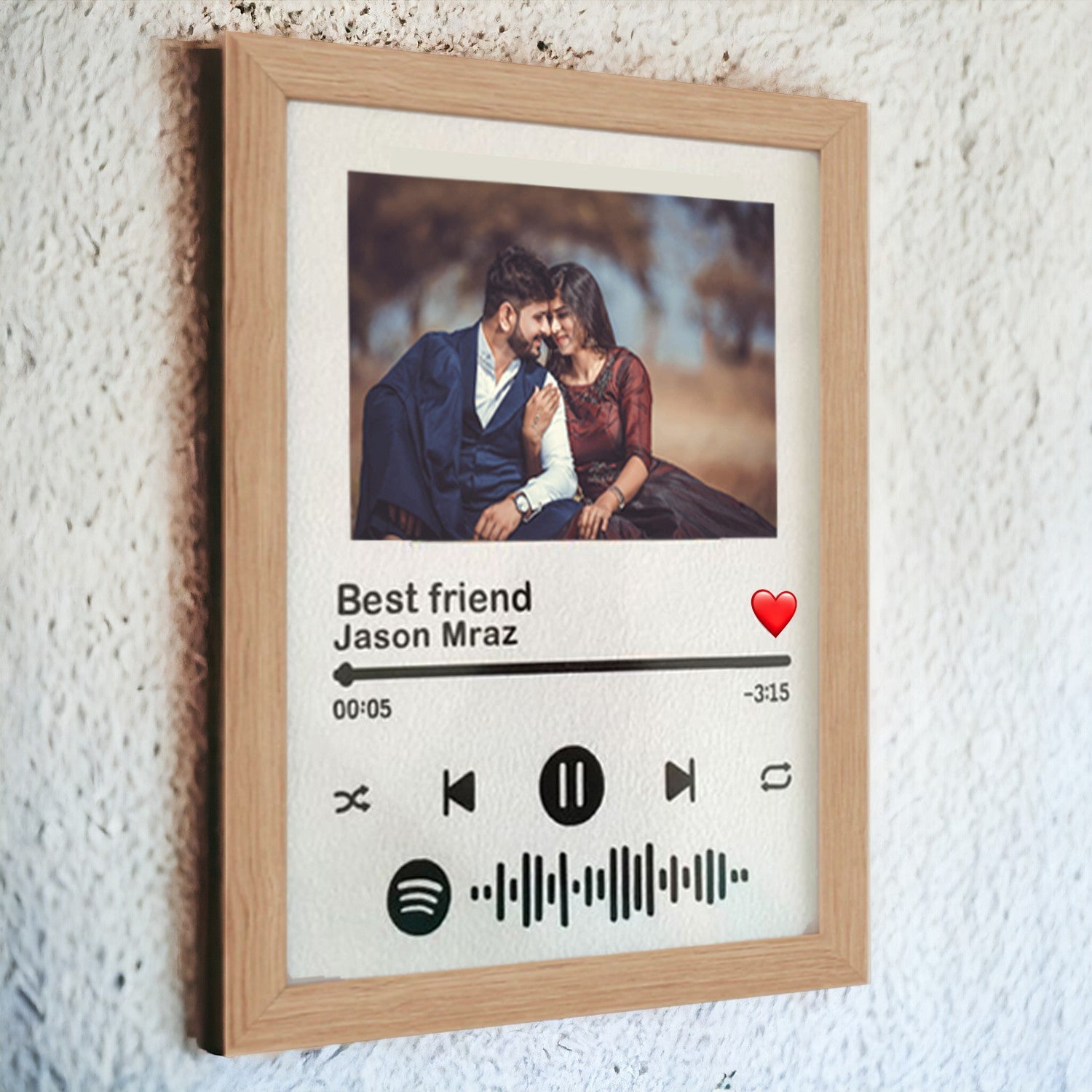 Personalized Spotify Song Picture Frame