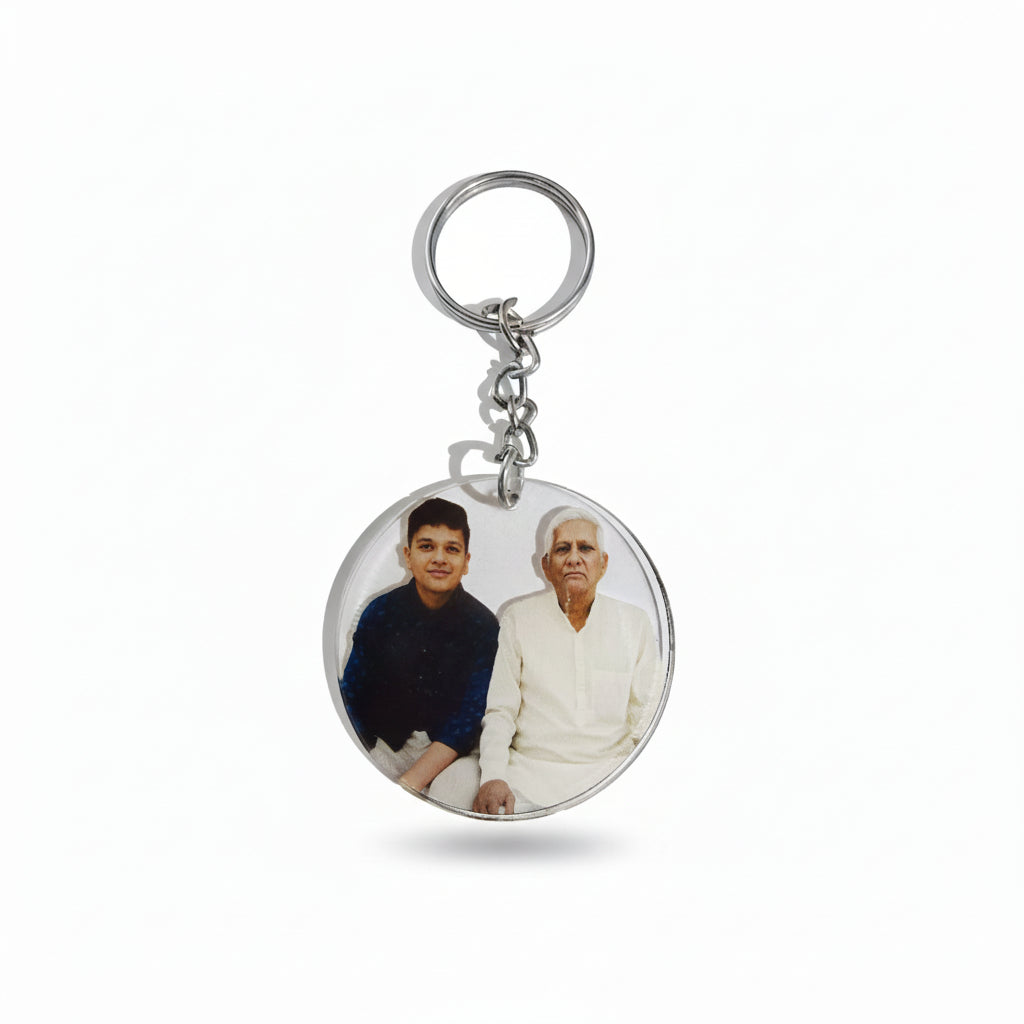 Customized MDF & Acrylic Keychains Round or Rectangular