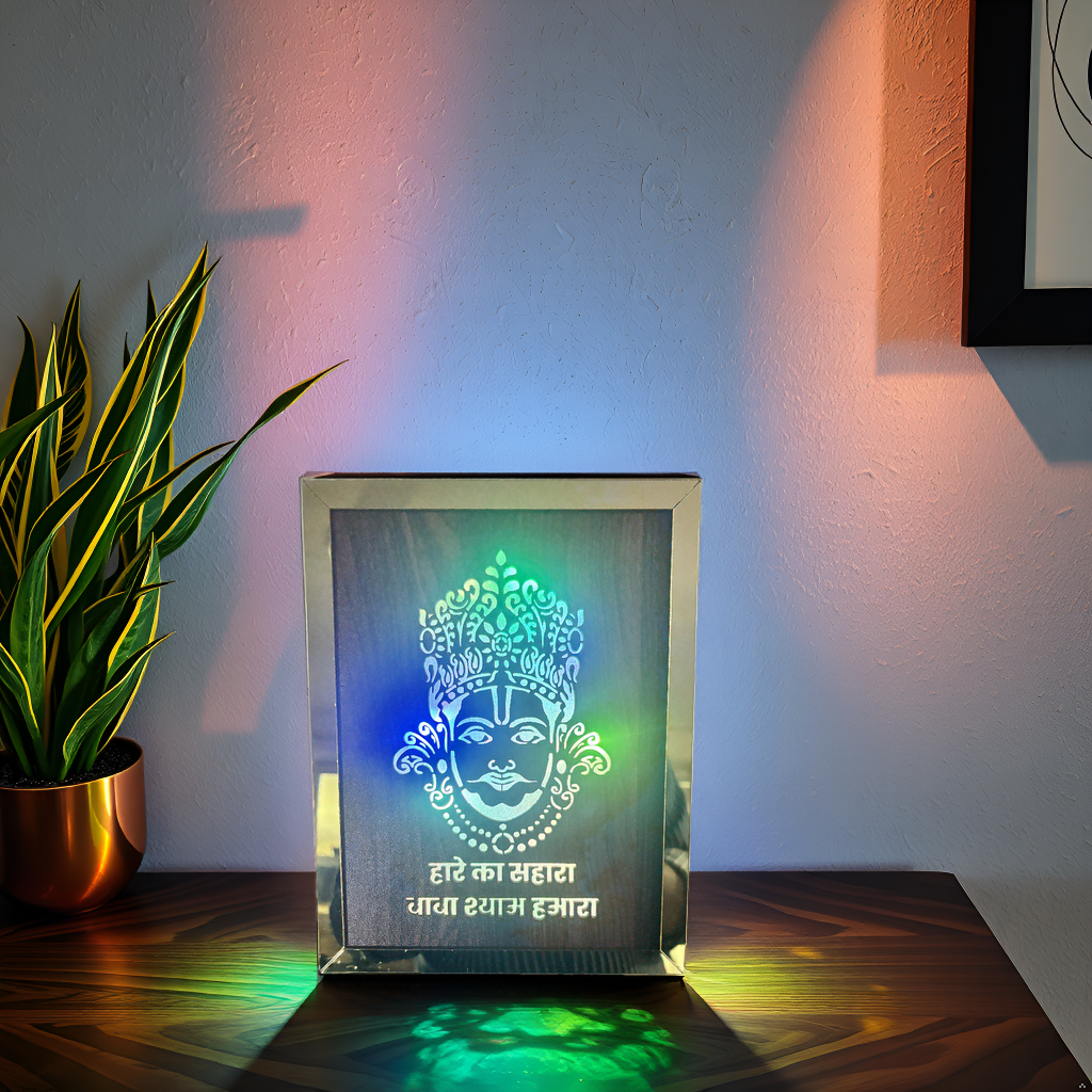 Baba Shyam jI Night Lamp RGB Light Blinking