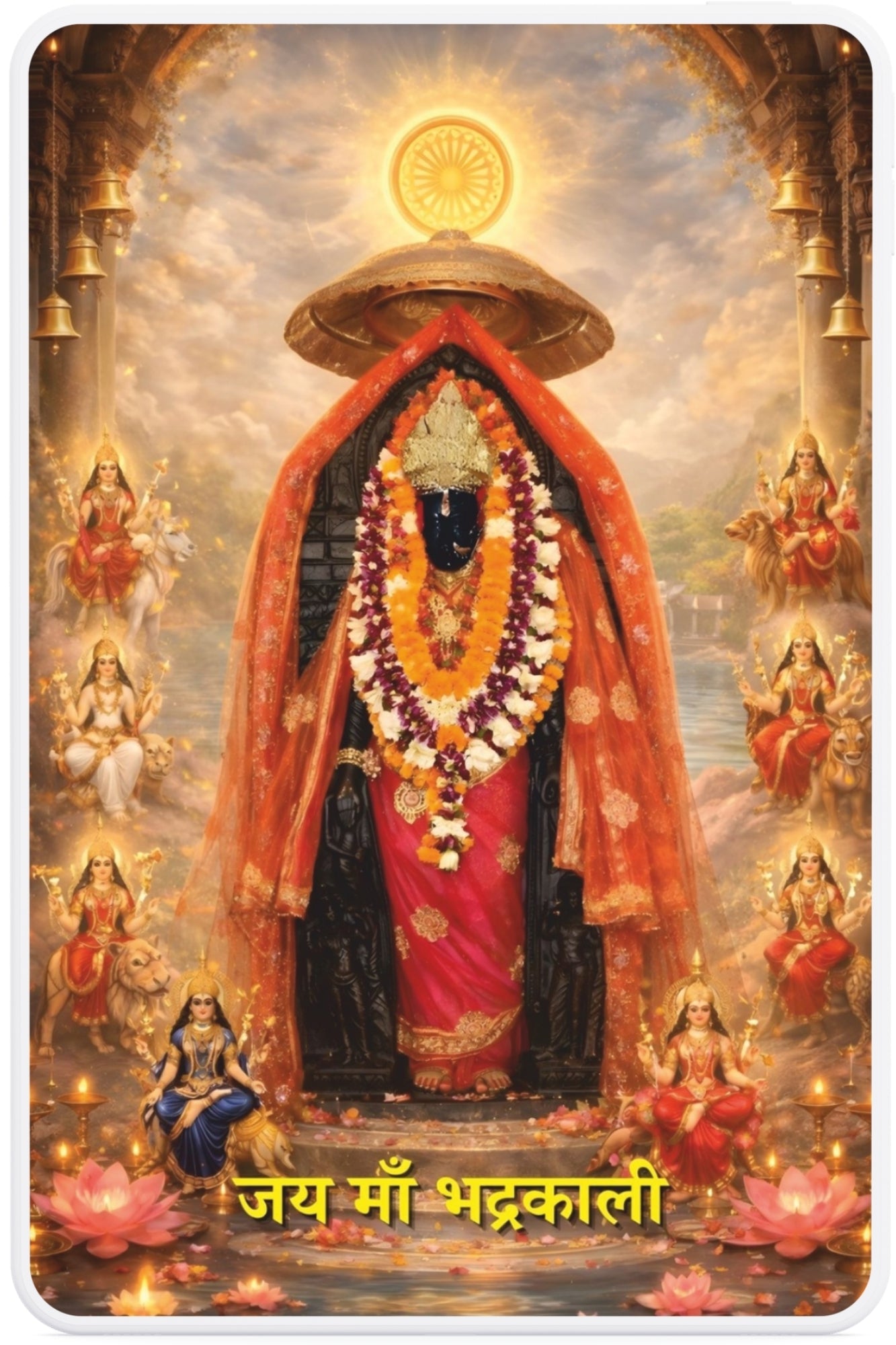 Maa Bhadrakali Divine Light Frame