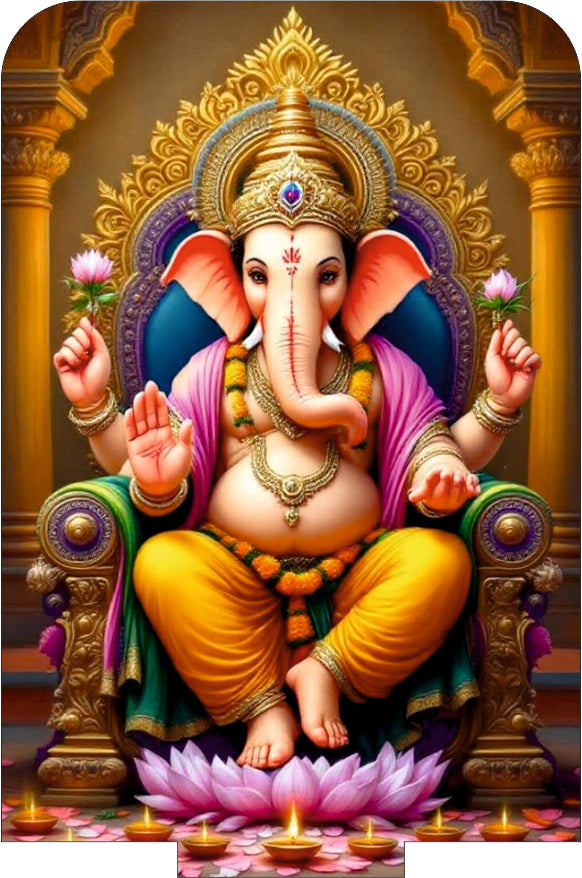 Vighnaharta Ganesh Dashboard Decor