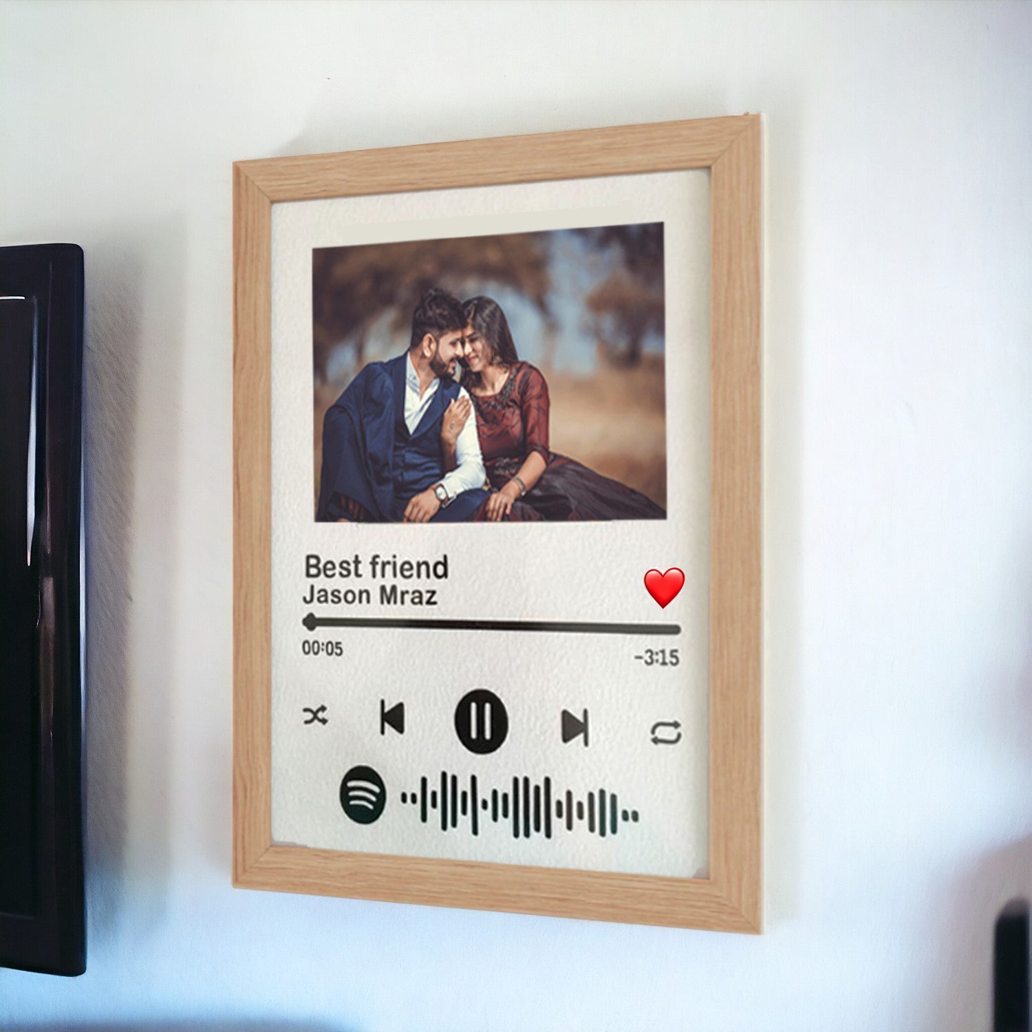 Personalized Spotify Song Picture Frame