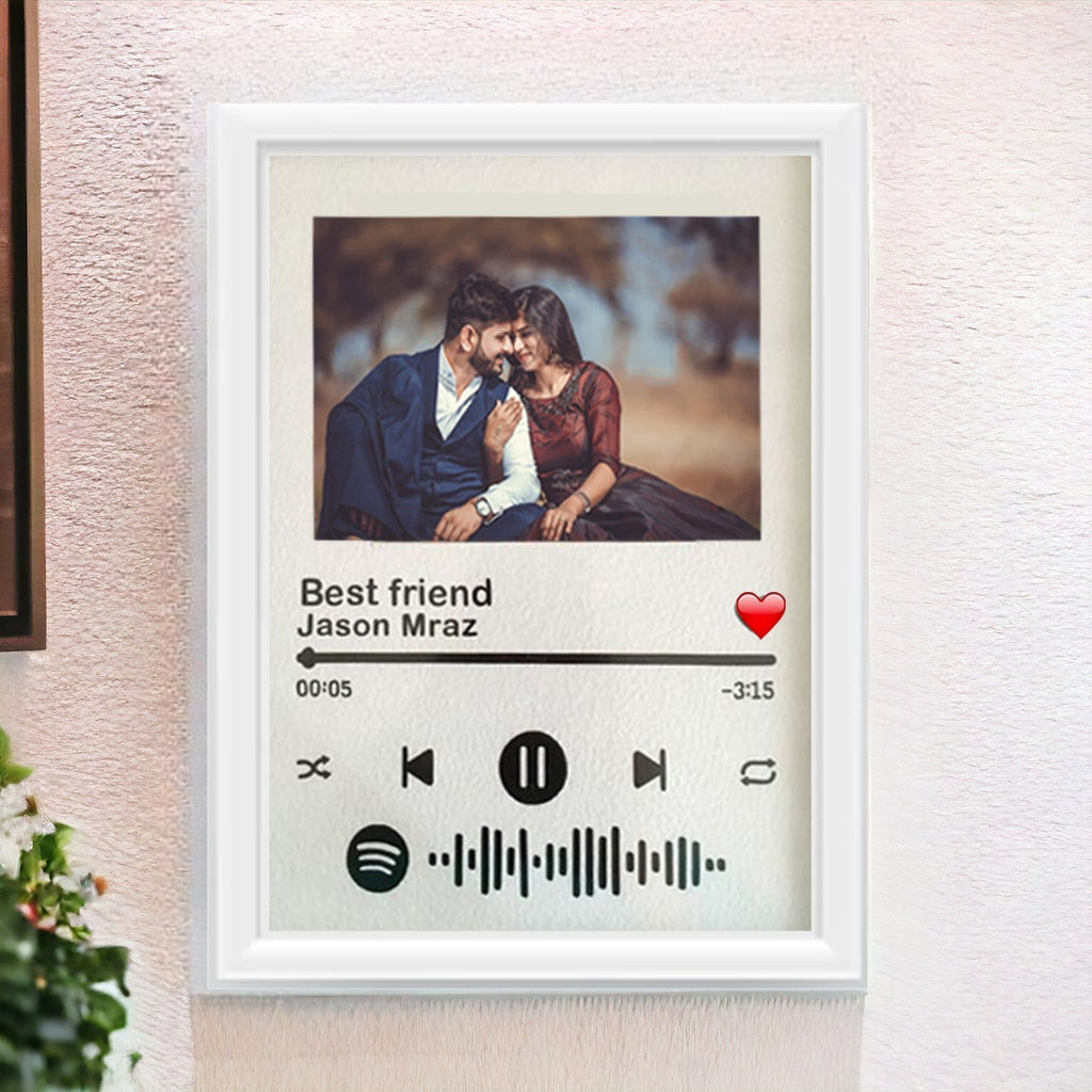 Customized Spotify Glass Frame